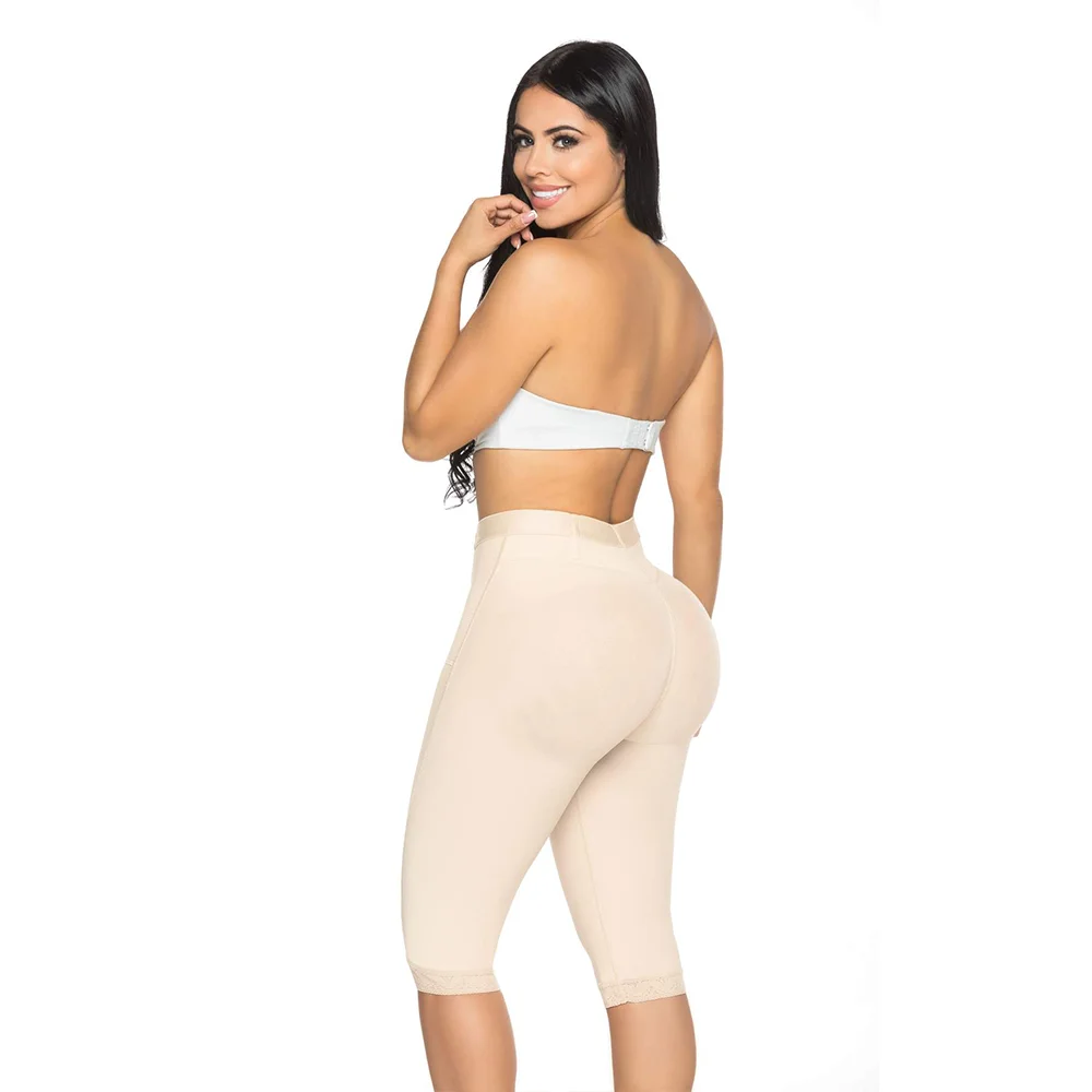 Fajas Mid Waist Hip Lifter Pants Seamless Shapewear Women Tummy Control Shaper Hip Enhancer Slimming Underwear