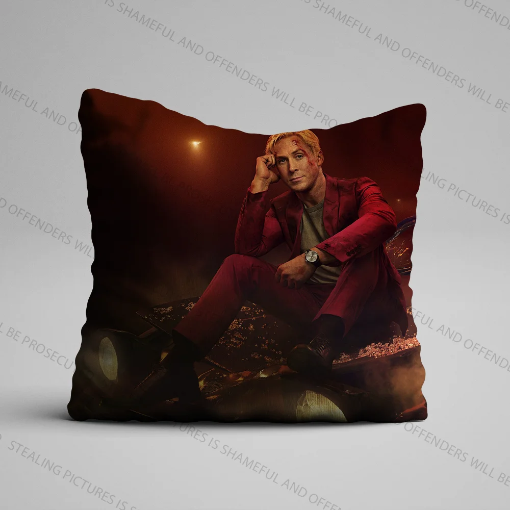 R-Ryan G-Gosling-Drives Movie Pillow Case Pillowcase Home Sofa Cushions Car Cushions Office Pillow