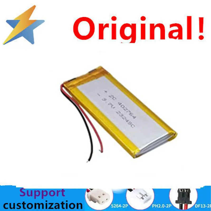 Achetez en plus, vous bénéficierez d'un prix avantageux : Batterie de stockage d'énergie mobile polymère lithium 402764 1600MAH-3.7V pour tablette L