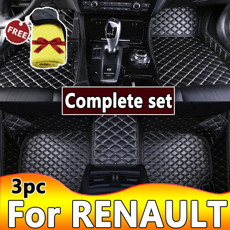 Car Floor Mats For RENAULT Kadjar Clio Espace Zoe trafic 3 Espace 3 Grand Scenic VEL SATIS  Car Accessories