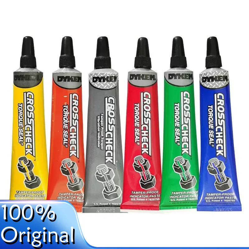 Do DYKEM CROSS CHECK83314 15 16 17 18 Pomarańczowy Zielony Czerwony Żółty Niebieski Biały Śruba zapobiegająca poluzowaniu Pasta do pisania Oryginalny produkt