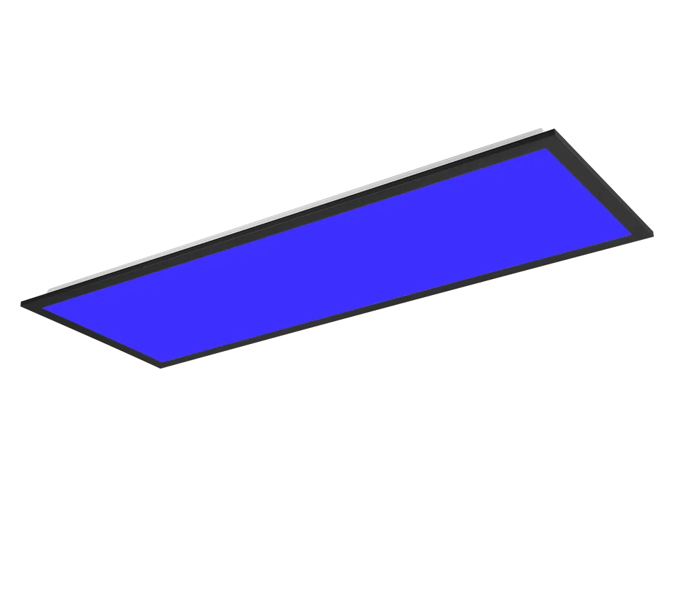 Afbeelding 6: LED plafondlamp, metaal, matzwart, 80x29,5x5 cm, Beta