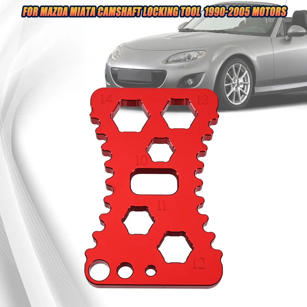 

Инструмент для блокировки распределительного вала, гаечный ключ для замка кулачкового механизма, красный, черный, автомобильные аксессуары для Mazda Miata MX-5 1990-2002 2003 2004 2005
