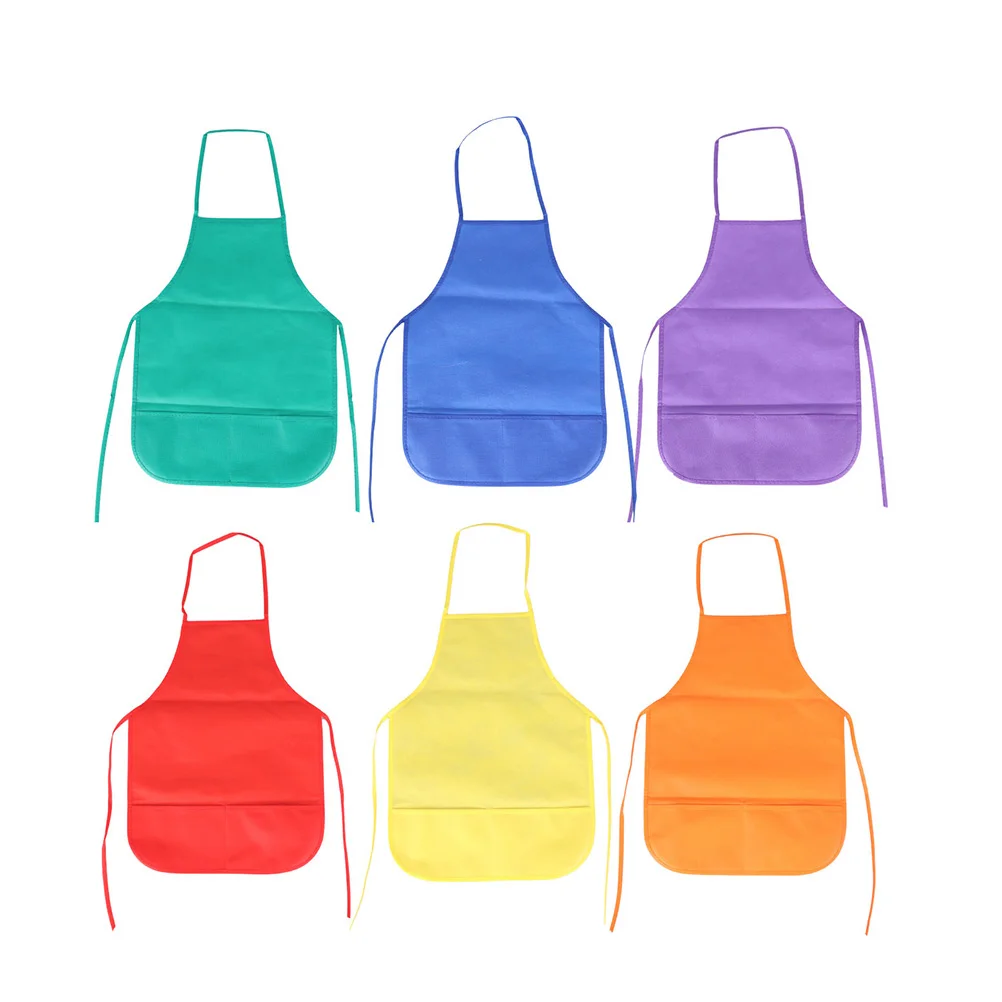 

6 Pcs Waterproof Drawing Apron Paint for Painting Aprons s Party Crafting