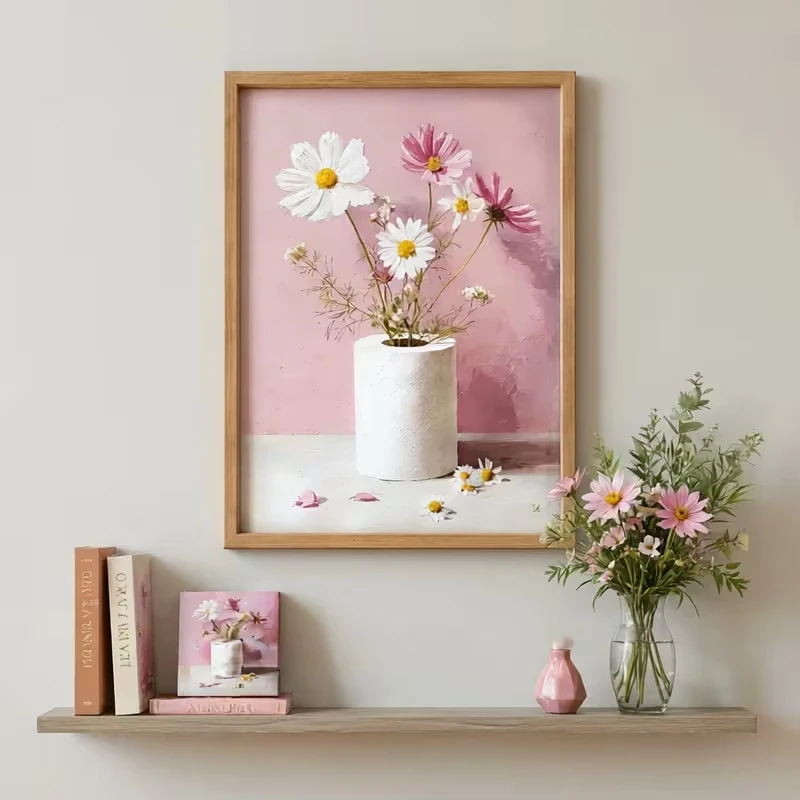 Wall Decorative Paintings Canvas Posters Floral Plant Art Prints Living Room Decor Bedroom Aesthetic