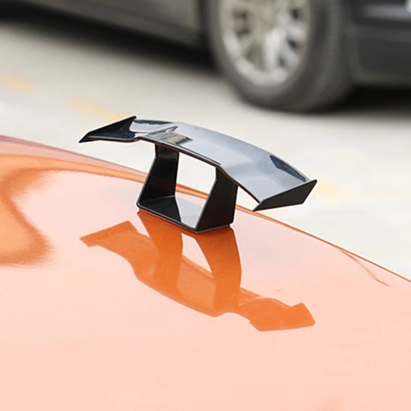 

Mini Decorative Car Spoiler Modification Universal Texture Mini Spoiler No Drilling Required
