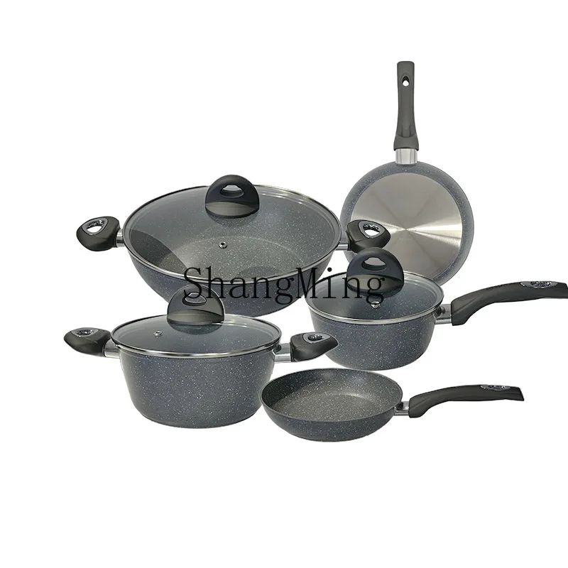 CL modern simple light luxury high-grade imitation Maifanshi non-stick pan series set