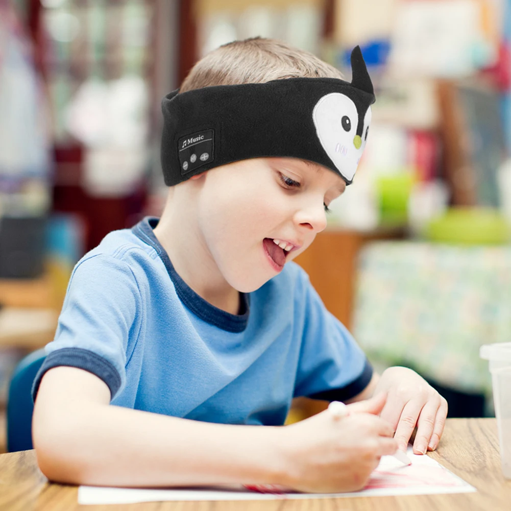

1Pcs Animal Headband With Bluetooth Headset Bluetooth Music Headband 5.0 Bluetooth Sleep Headband For Children's Music Headscarf