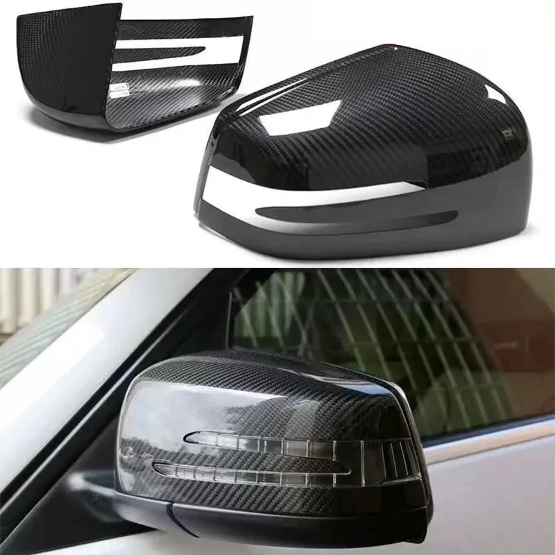 

Dry Carbon Fiber Side Mirror Cover Caps Car Accessories For Mercedes Benz W176 W246 W204 W212 W221 C117 X204 X156