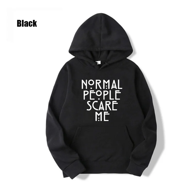 

Hot Hoodies American Movie Horror Storys Normal People Scare Men Hoodies Men Women Long Sleeve Sweatshirt Tops baggy Coats