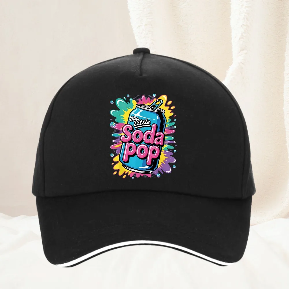 

Soda Pop Anime Printed Baseball Cap Men Women Adjustable Casual Outdoor Streetwear Sports Hat Snapback