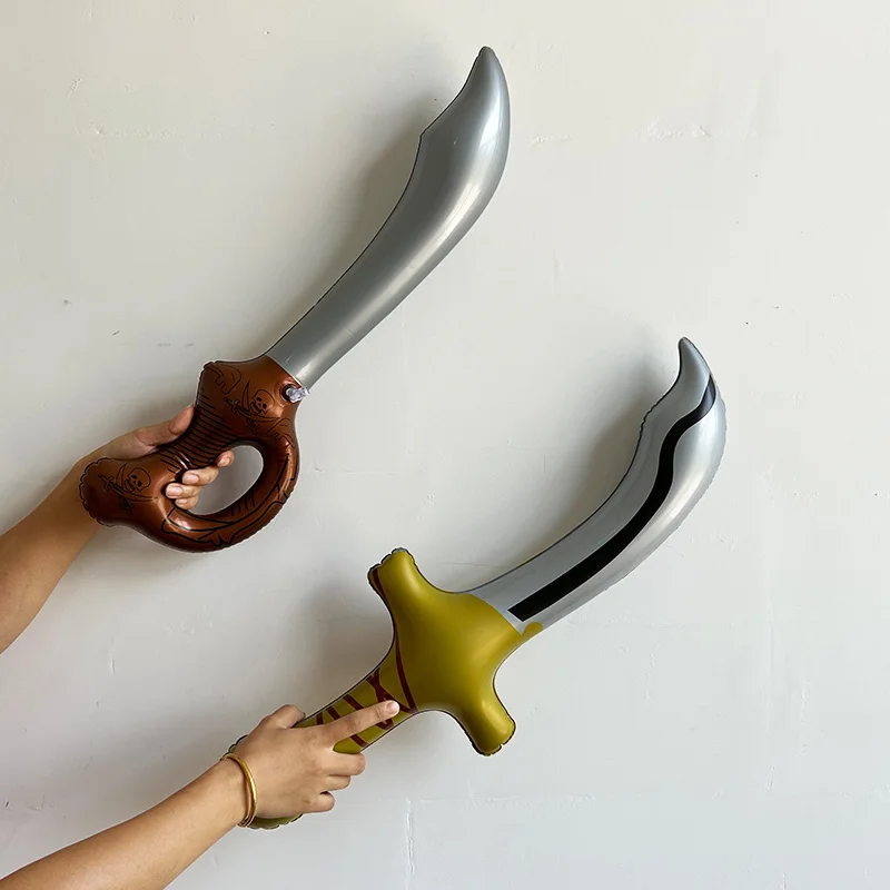 10 Pcs Inflatable Pirate Swords Halloween Toy Sword Party Birthday Inflated Knife for Swimming Pool Cosplay Stage Props - view 6