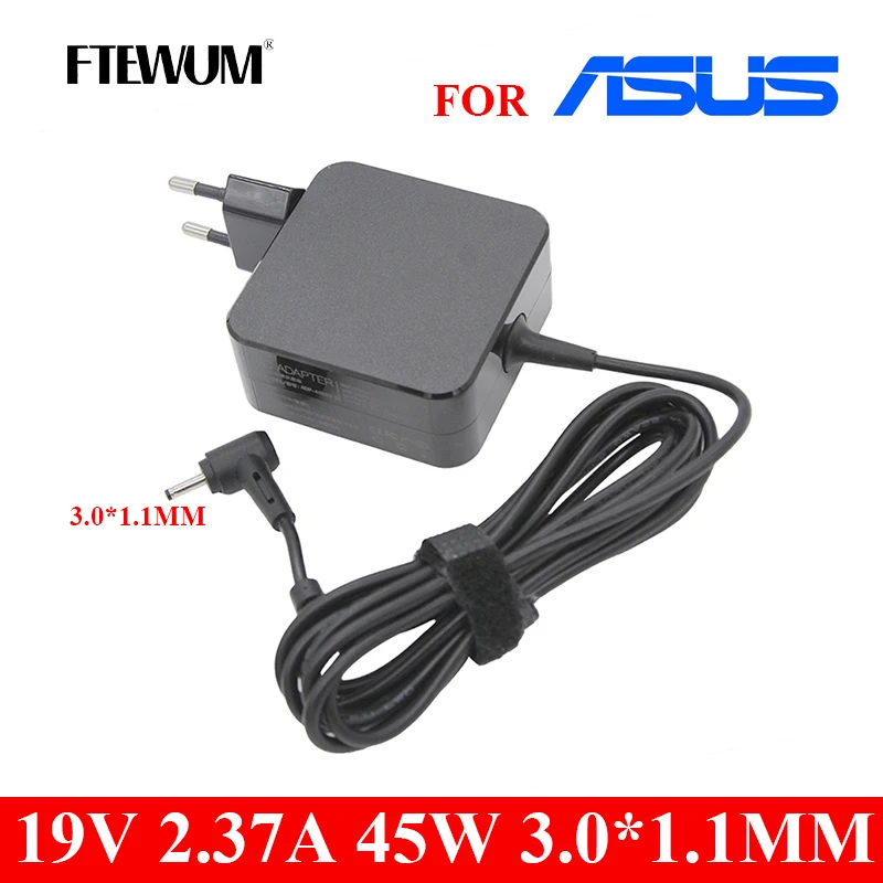 

19V 2.37A 45W 3.0*1.1mm Laptop powerAC DC Adapter For ASUS Zenbook C200 UX21 UX21E UX31UX31E UX31K UX32 UX42E ADP-45AW Charger