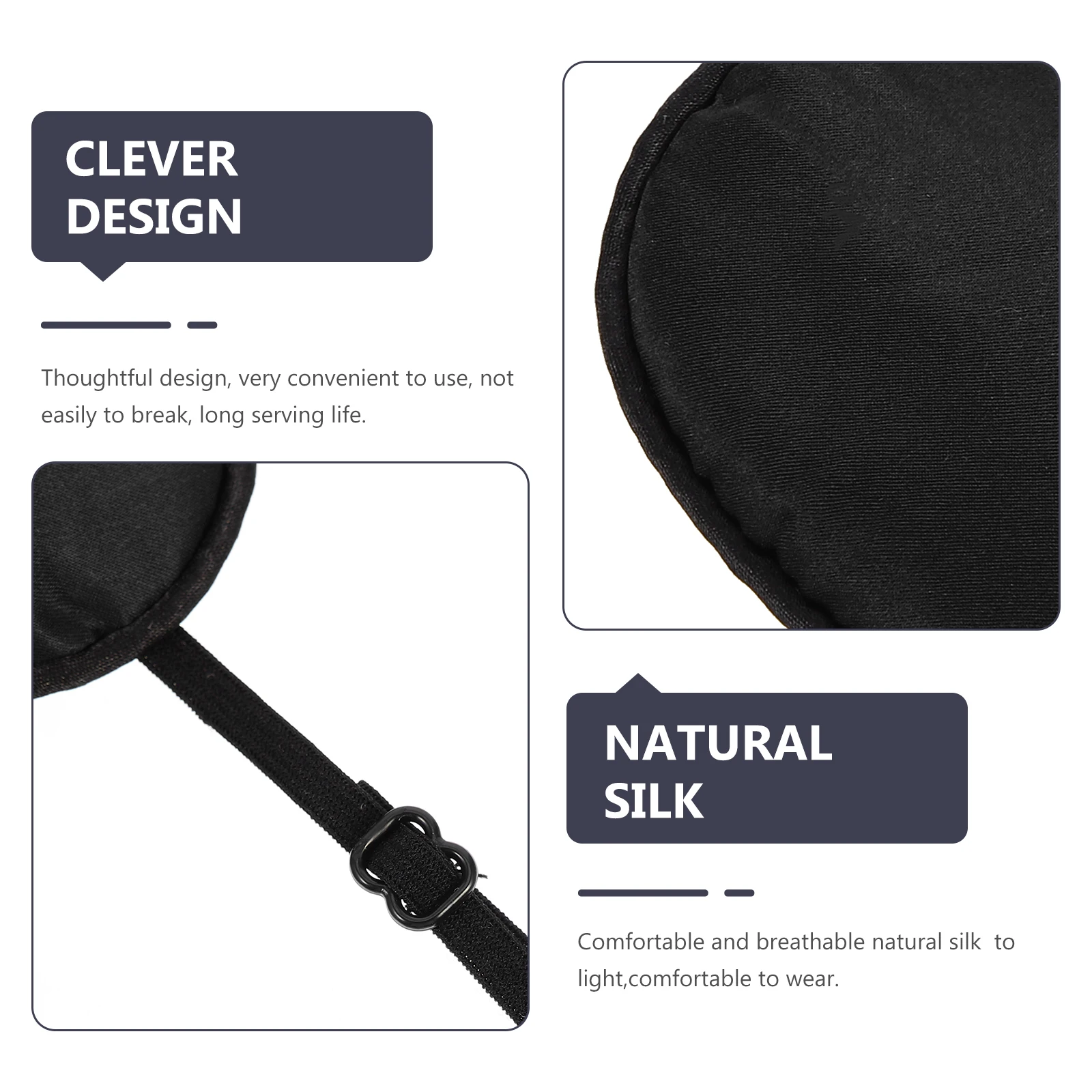 

Natural Silk Patch Single Eye Cover For Kids Strabismus Correction Amblyopia Treatment Protective Mask Lightproof