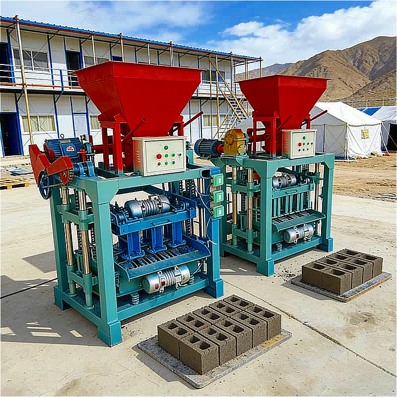Small Brick Making Machine Mini Manual Cement Concrete Block Maker for Hollow Paver Interlock Brick Home Garden Shed Customized