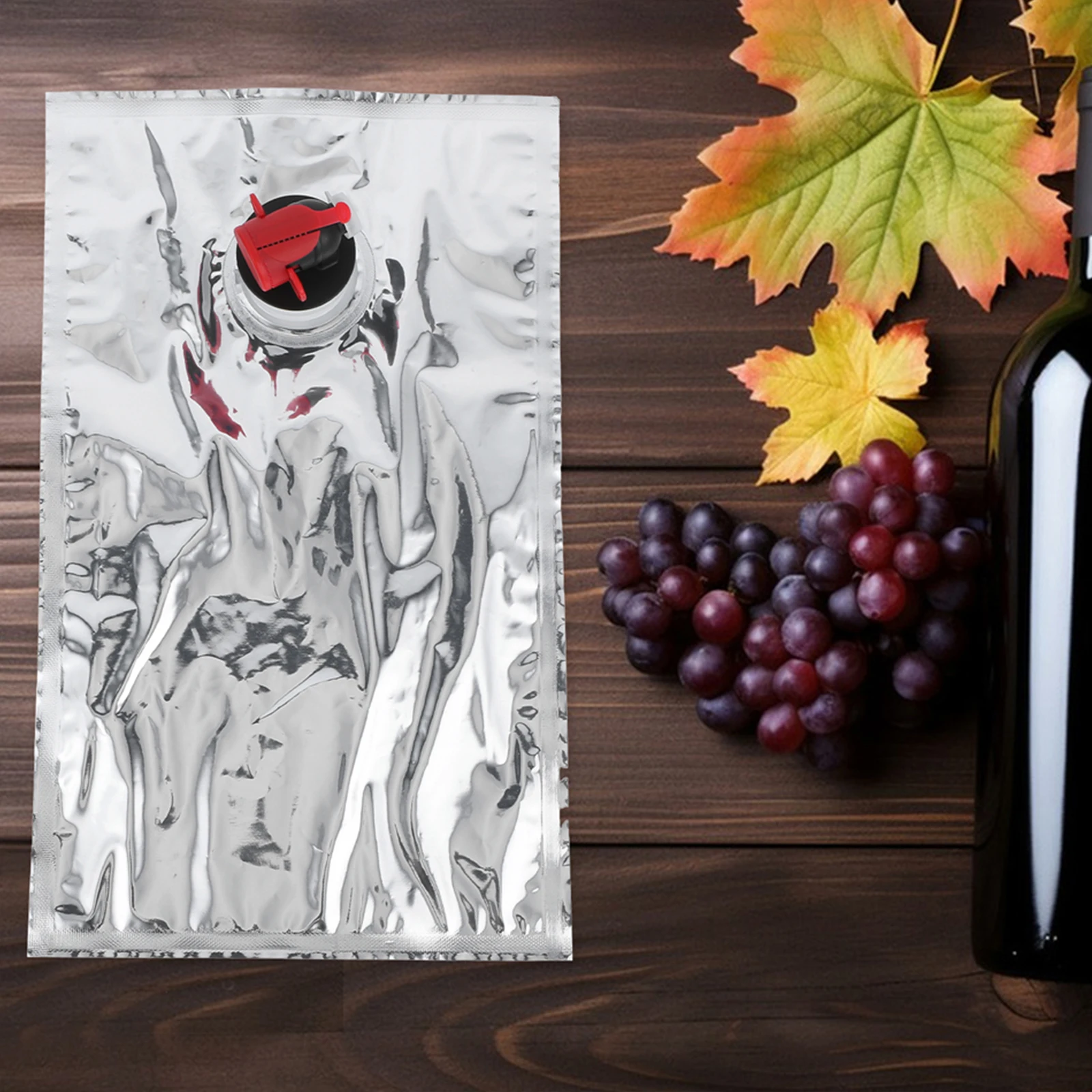 

5Pcs Wine Storage Bag Portable Reusable Drink Bladder for Outdoor Events Travel Red Wine Juice Beverage Container with Spout