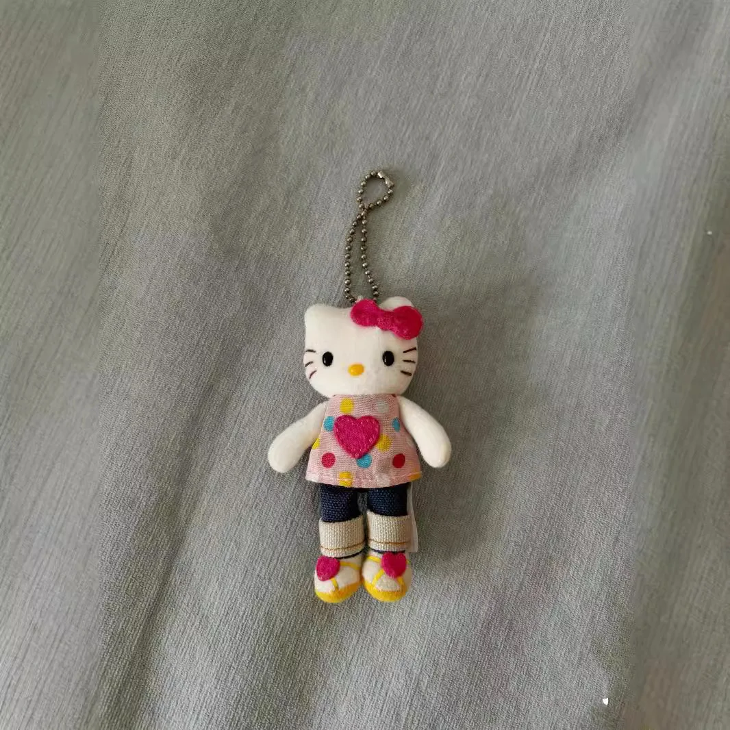 

Hello Kitty плюшевые игрушки Kawaii длинные джинсы Kt брелок рюкзак кулон кукла подарок на день рождения для девочек периферийное украшение