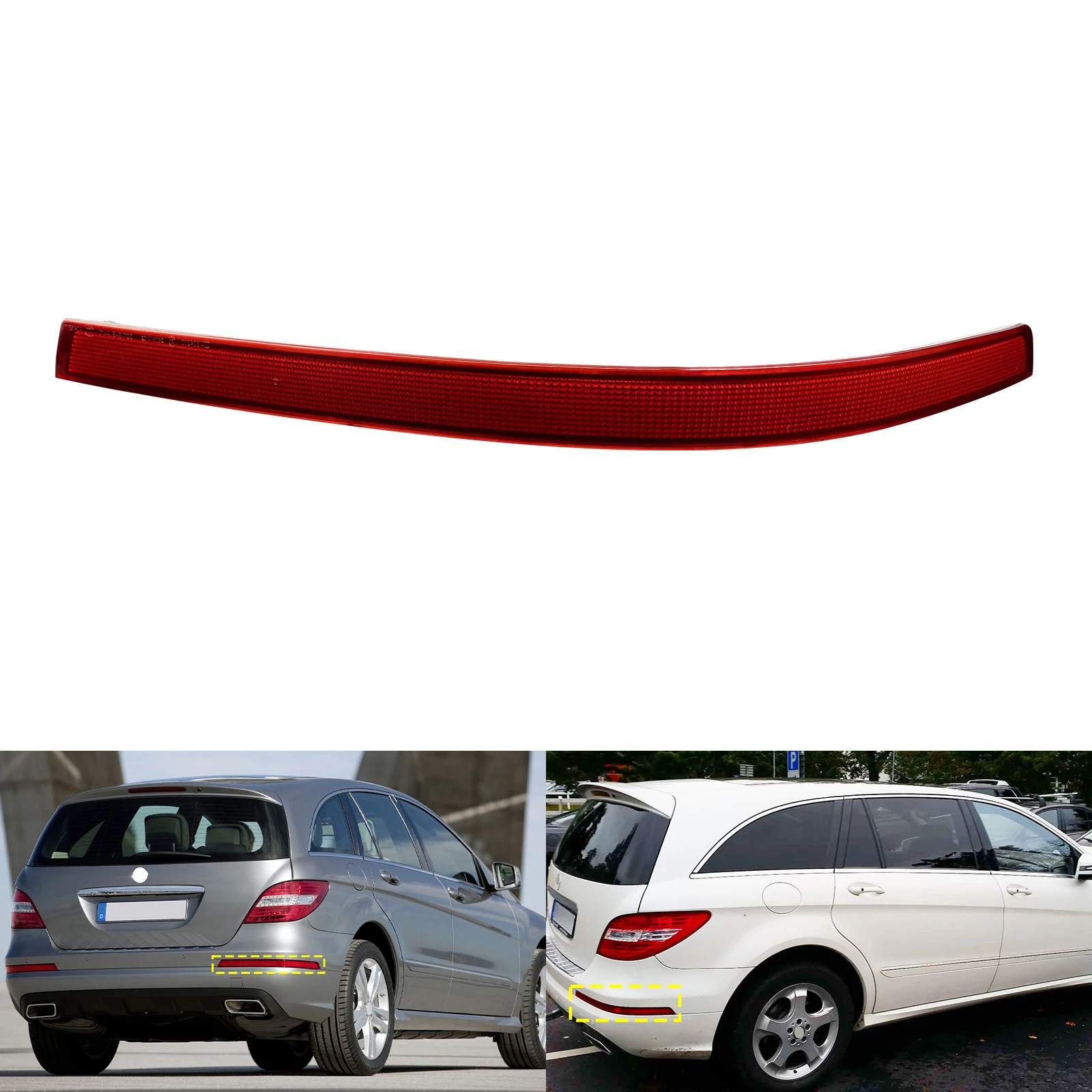 

Линза отражателя правого заднего бампера O/S A 2518200274 Для 06-10 Mercedes R Class W251