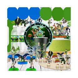 Wild Kratts Cartoon theme animal world birthday party decoration tableware Sticker balloon Cake decoration wedding gift