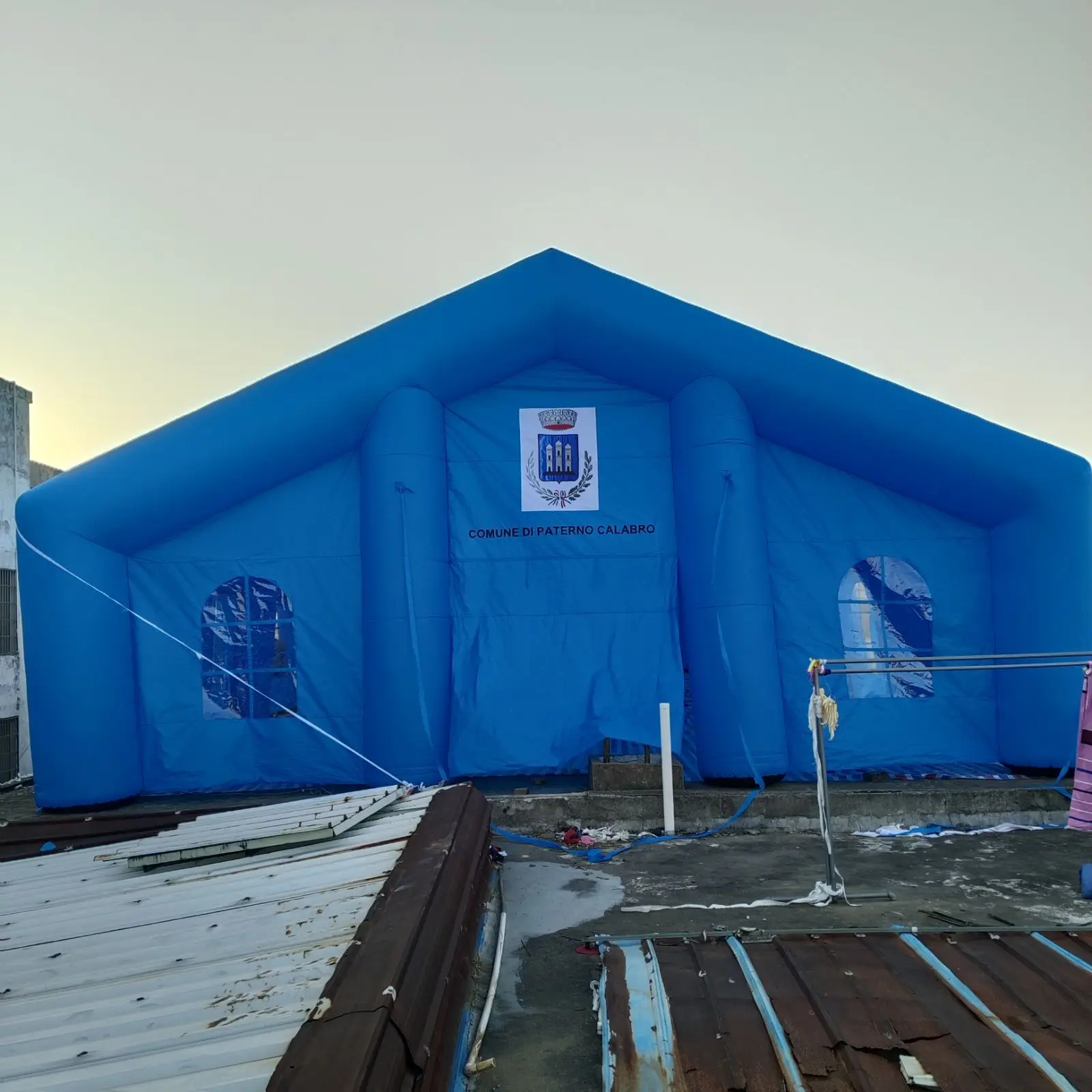 Custom 20x10x5M Blue Inflatable Wedding Tent, Advertising High-Quality Event & Party Tent Made By Ace Air Art