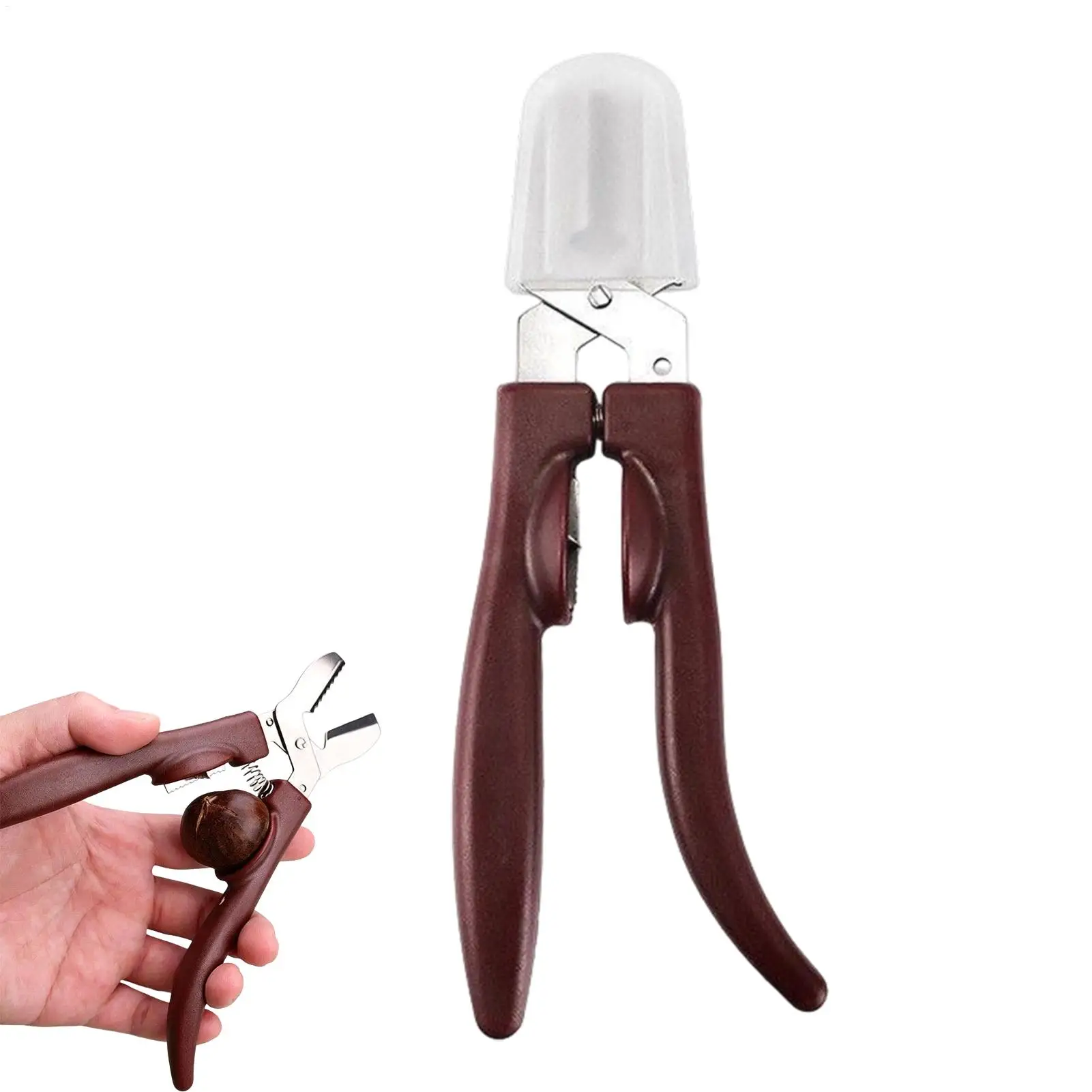 Nut Cracker Peeler Chestnut Peeler Chestnut Cross Cut Mouth Opener Nut Walnut Shears Chestnut Pliers  Multifunctional Nutcracker