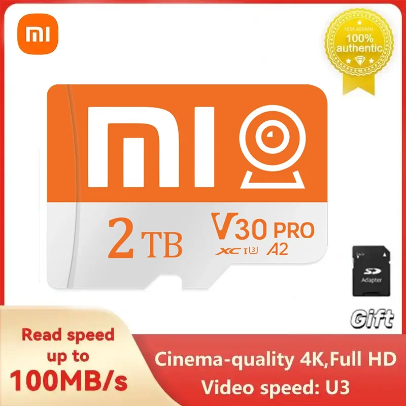 XIAOMI karta pamięci SD 128GB 256GB 512GB High Speed Class10 SD/TF karta Flash do Smartphone komputer stołowy kamera Flash Mini karta SD