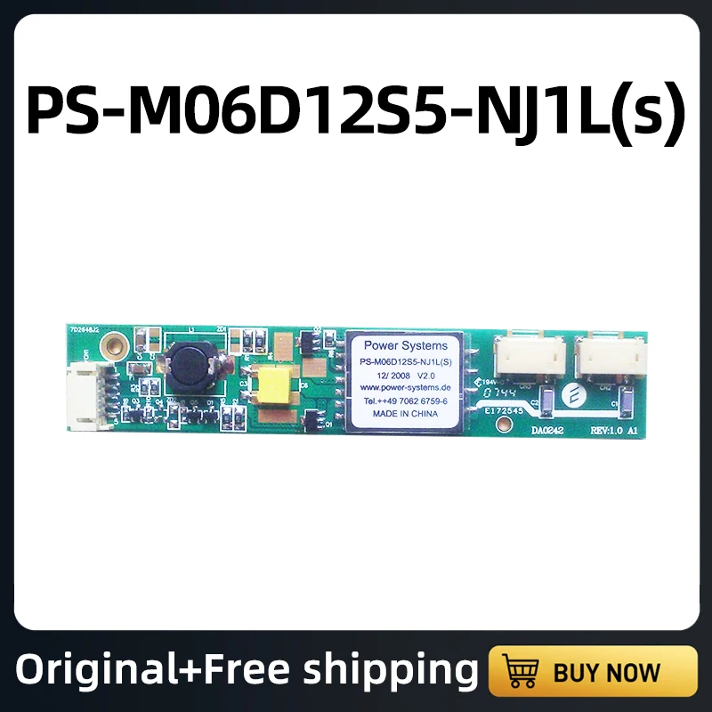 

For PS-M06D12S5-NJ1L(s) PS-M06D12S5-NJ1L High Pressure Power Board LCD Backlight Power inverter