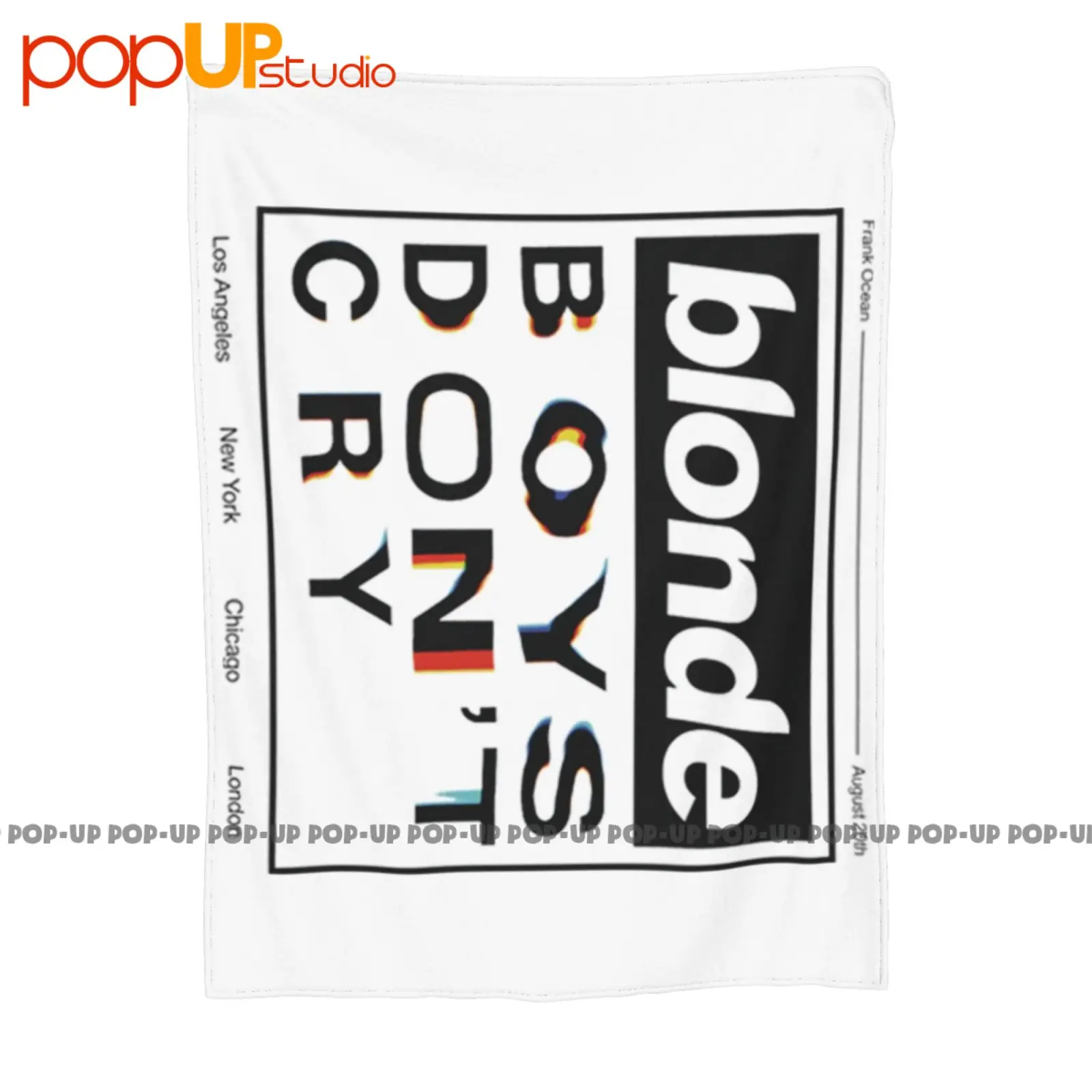 Blonde Boys Don'T Cry Tour Ocean Music Concert Frank Solo Ultra-Soft Blanket Quilt Winter Sofa Cover Bed Covers