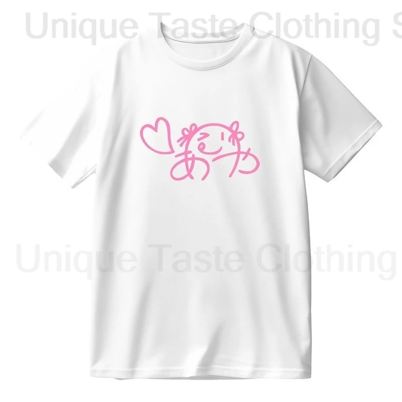 Bang Dream T-shirt Pastel*Palettes Signature Print T-shirt Harajuku High Quality Cotton Soft Comfortable Short Sleeve Tee Tops
