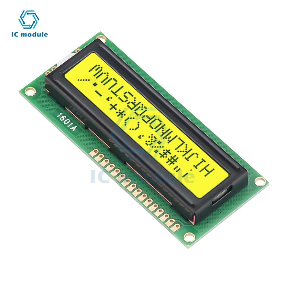 

1601A LCD Display screen 16X01 character LCM module SPLC780D-02 Drive display 5V