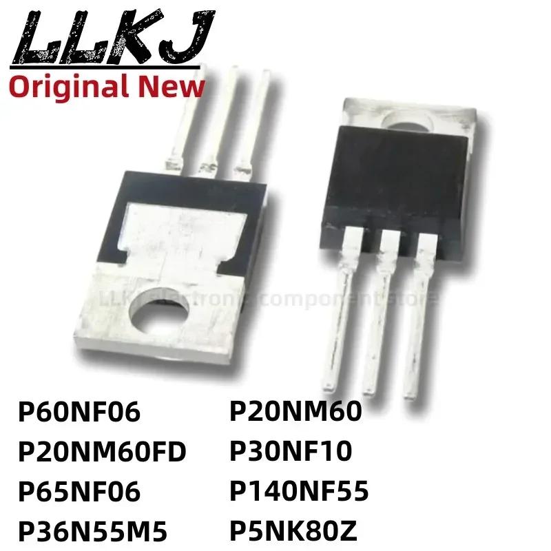 1pcs STP60NF06 STP20NM60FD STP65NF06 STP36N55M5 STP20NM60 STP30NF10 STP140NF55 STP5NK80Z TO-220 MOS FET