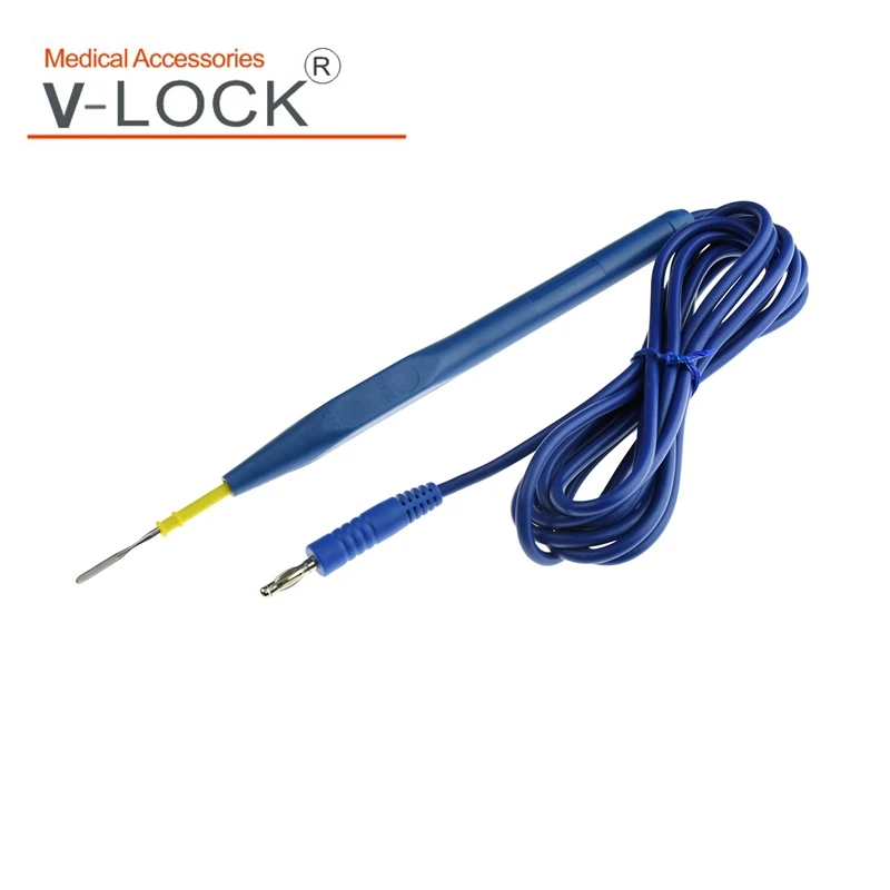 Foot control Electrosurgical pencil,4.0 banana connector 5pcs packing