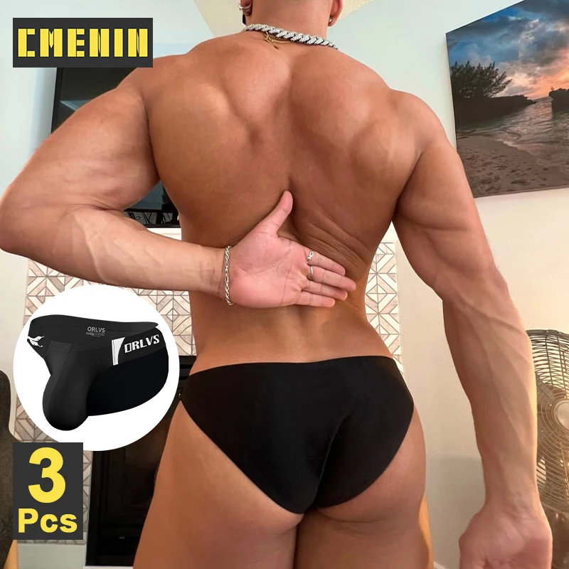 

CMENIN 3 шт. модальное мужское нижнее белье, короткие дышащие мужские спортивные трусы с низкой талией, мужские трусы, сексуальные мужские трусы, плавки
