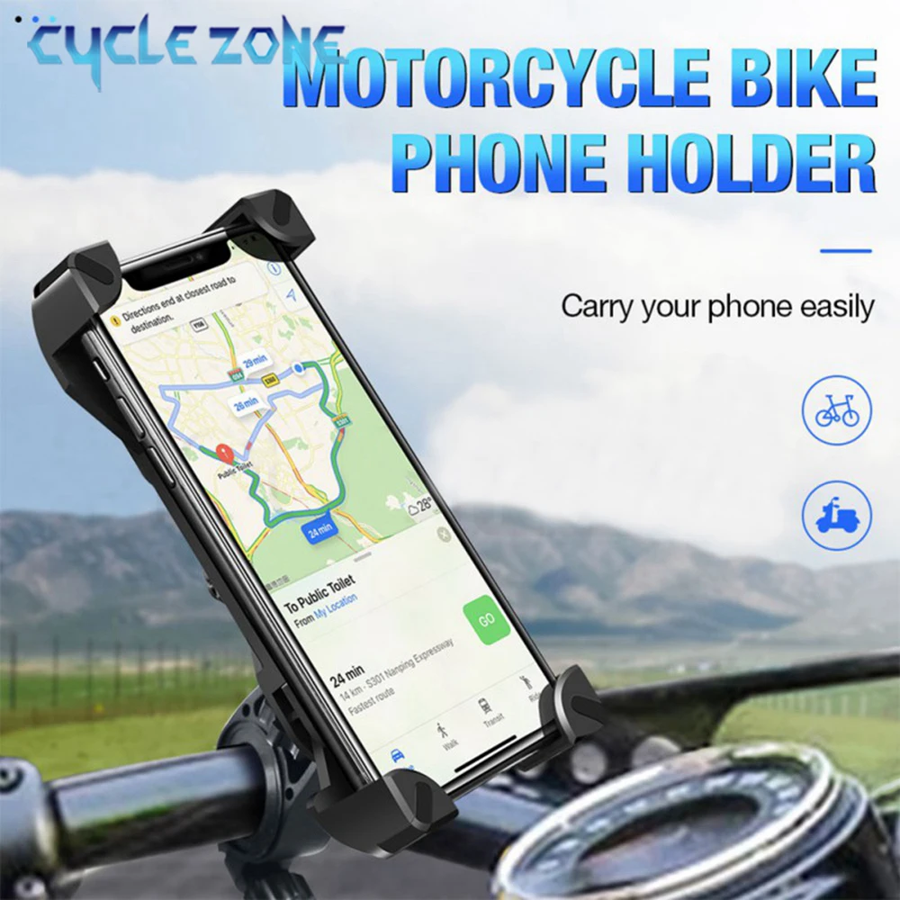 Phone Zone Accessories & Repair Photos - Universal Bike Phone Holder 360 Rotatable