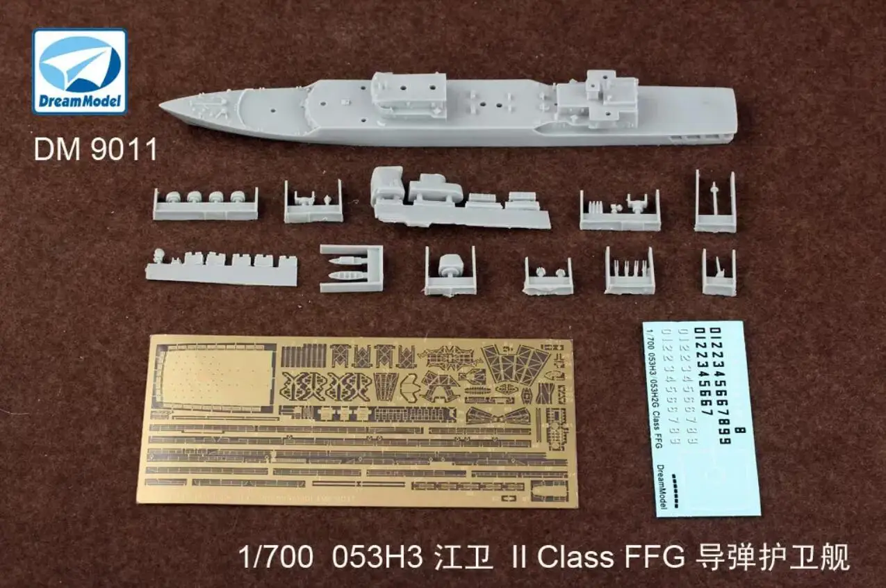 Dream DM9011 1/700 PLA 053H3 JiangWei II Class FFG Resin Model With Metal Photo-Etched Part