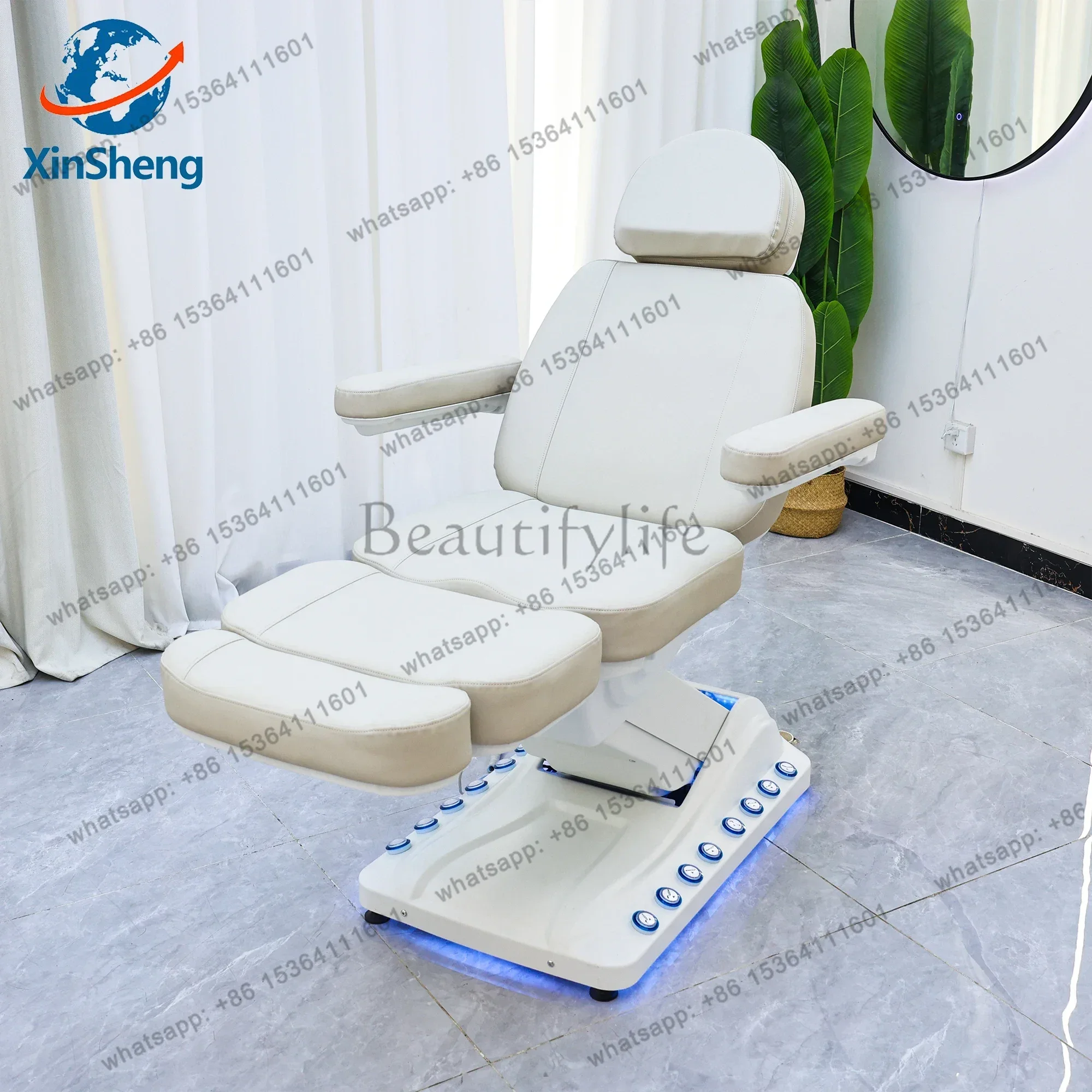 

D14Electric Lifting Adjustment Beauty Care Bed, Facial Chair, Beauty Salon Furniture, Eyelash Beds, Scientific Design