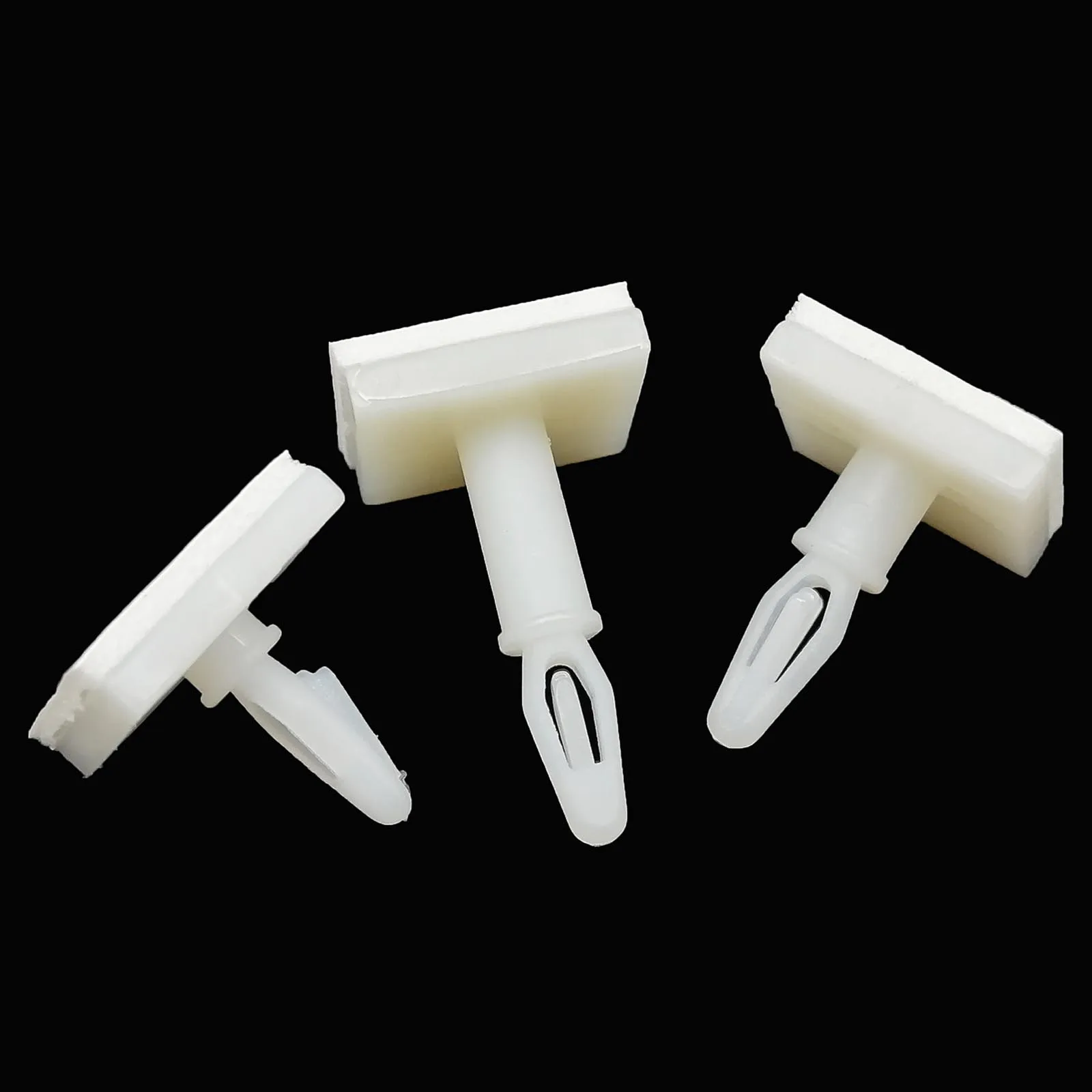 25pcs Adhesive Glue Nylon Plastic Stick Insert Lock Clip on Snap in Fixed Standoff Spacer Bolt for 3mm Hole 1.6mm Chassis PCB