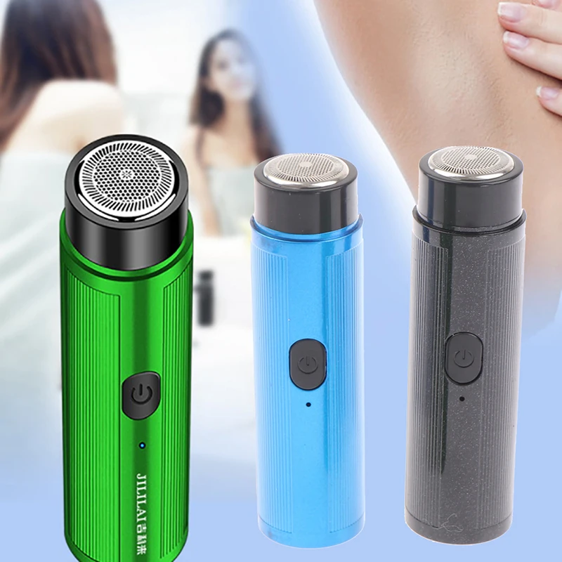 Mini rasoir électrique Portable pour hommes, tondeuse à barbe lavable, Rechargeable, voyage, vente en gros, cadeau