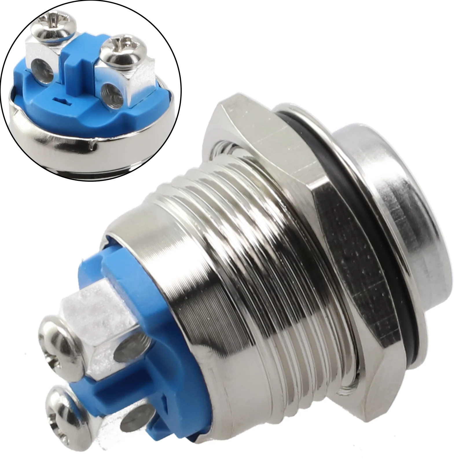 Efficiently Designed Momentary NO Metal Push Button Switch at 12V with Robust Waterproof Features in a Compact Size