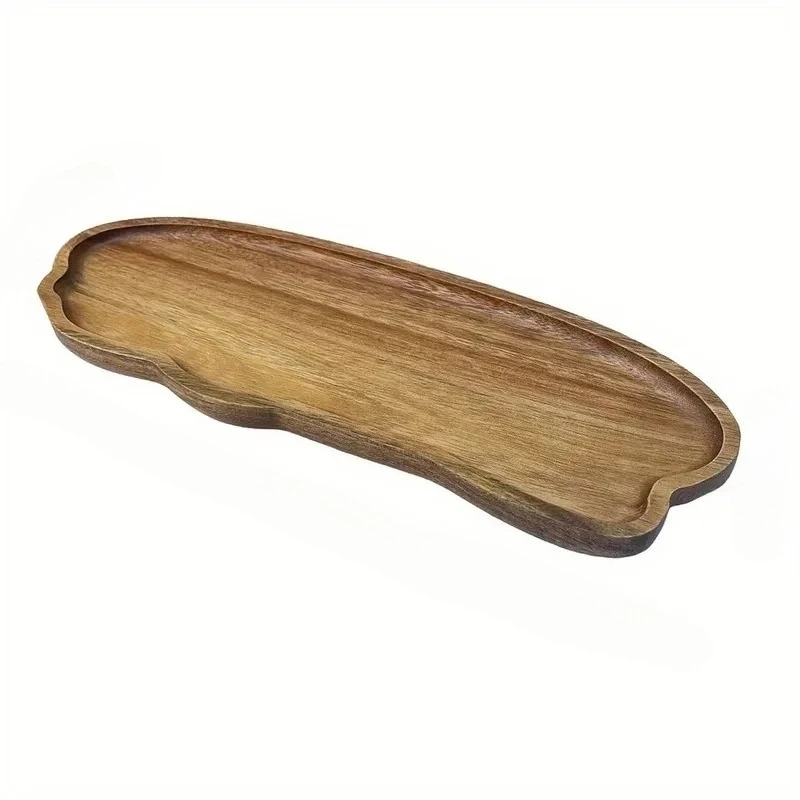 ¡Nuevo! Bandejas de Madera Estilo Japonés para Frutas, Postres, Dulces, Pan, Bocadillos, Pasteles, Comida, Mesa, Bandejas de Café