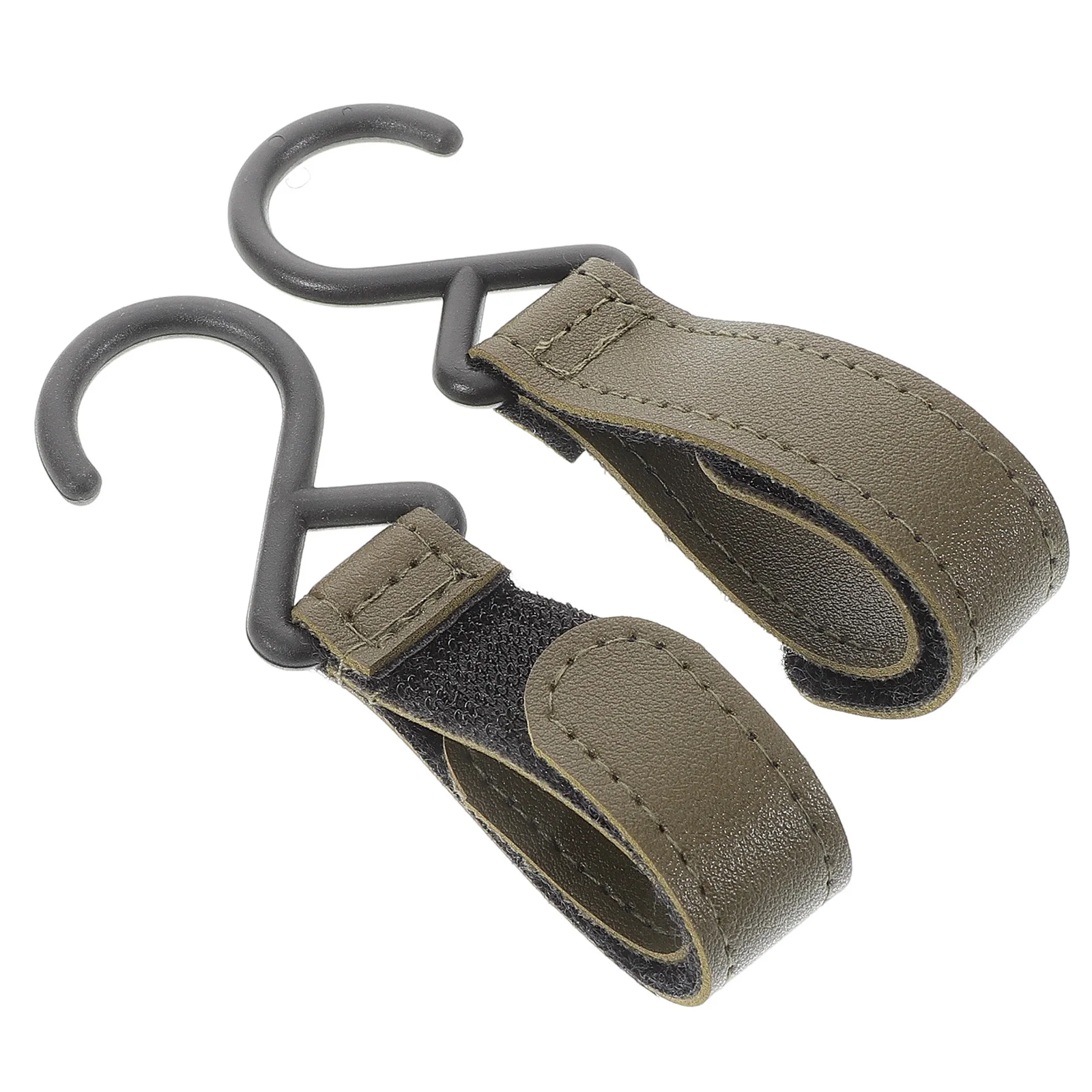 

2 шт. съемные крючки для детской коляски, универсальные ремни для подвешивания сумки, легкий, портативный, надежный, сильная фиксация, универсал для коляски