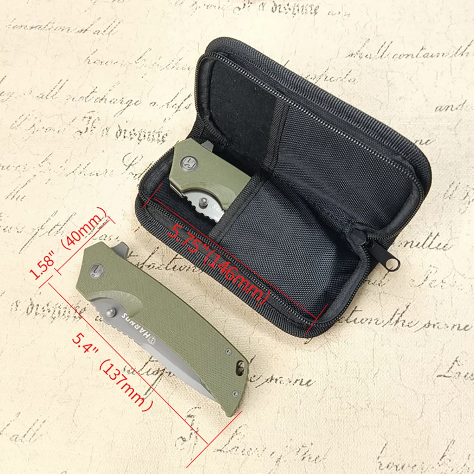 Portable Folding Knife Case, Multi-Purpose Tool Case for Knives, Lipstick, Pens, Earphones and More DT019