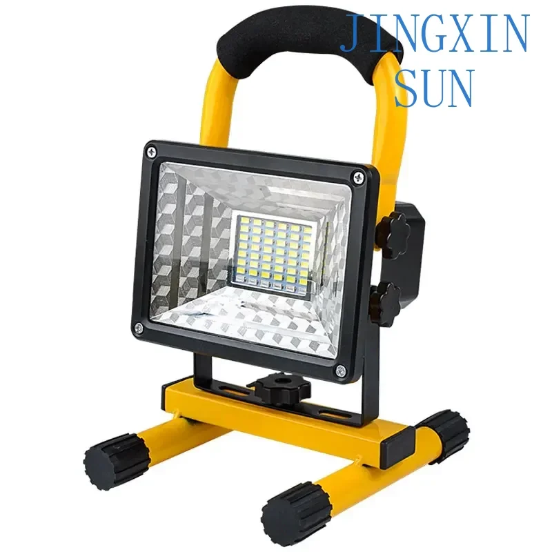 New Small Charging Led Flood Light Outdoor Super Bright Strong Light Waterproof Camp Square Stall Site Emergency Lighting Home