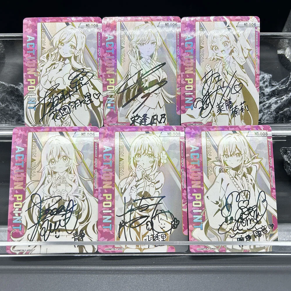 1 قطعة/6 قطعة جديد الاتحاد الساحة أنيمي جمع بطاقة Tearju Lunatique بطاقة توقيع الذهب تنقش الطباعة الانكسار الشاش فلاش #4