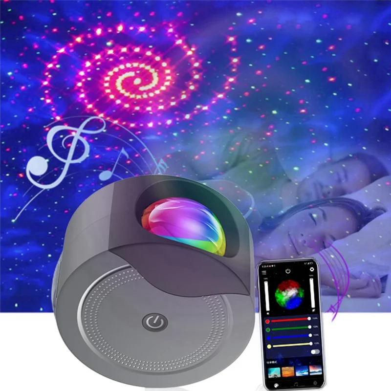 

A31R-LED Starry Projector Night Light Bluetooth Star Galaxy Night Lamp For Bedroom Room Kids Party Decor Projector