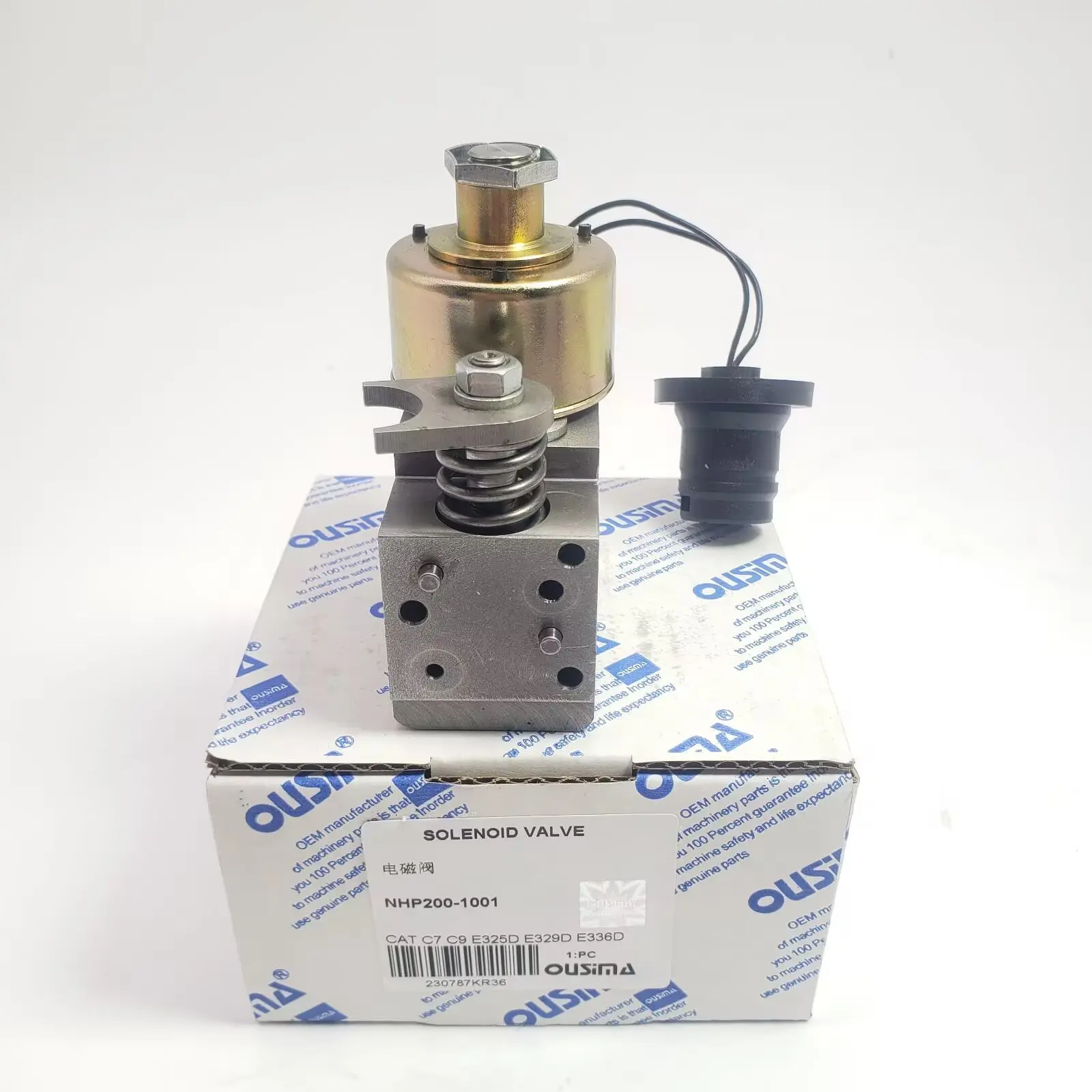 صمام الملف اللولبي NHP200-1001 لـ CAT C7 C9 E325D E329D E336D لأجزاء محرك الآلات #6