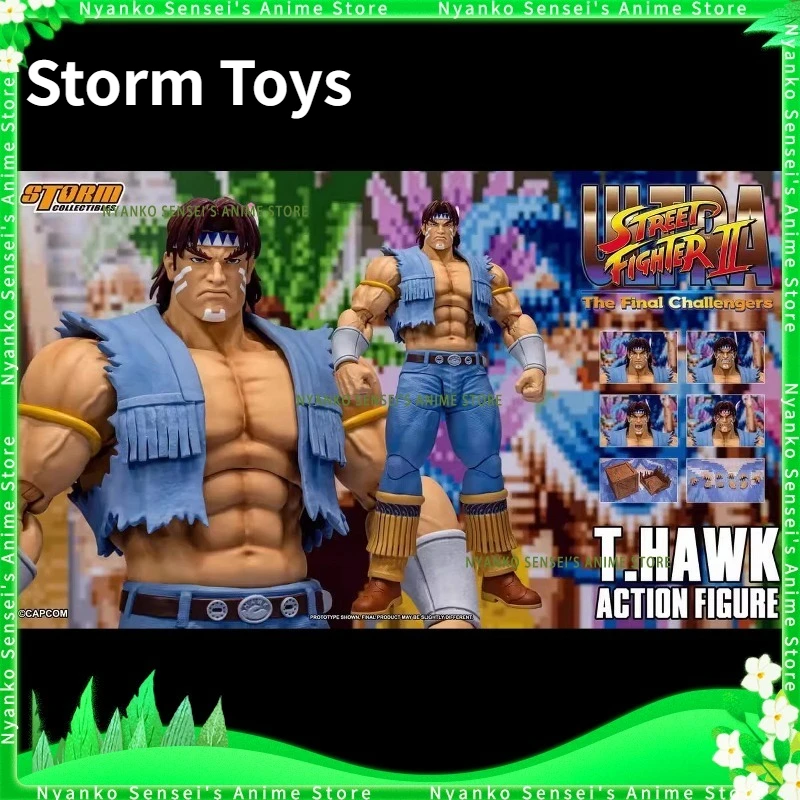 

В наличии: Фигурка Storm Toys Ultra Street Fighter II T.Hawk The Final Challenger, аниме-модель, модная коллекционная игрушка для рабочего стола