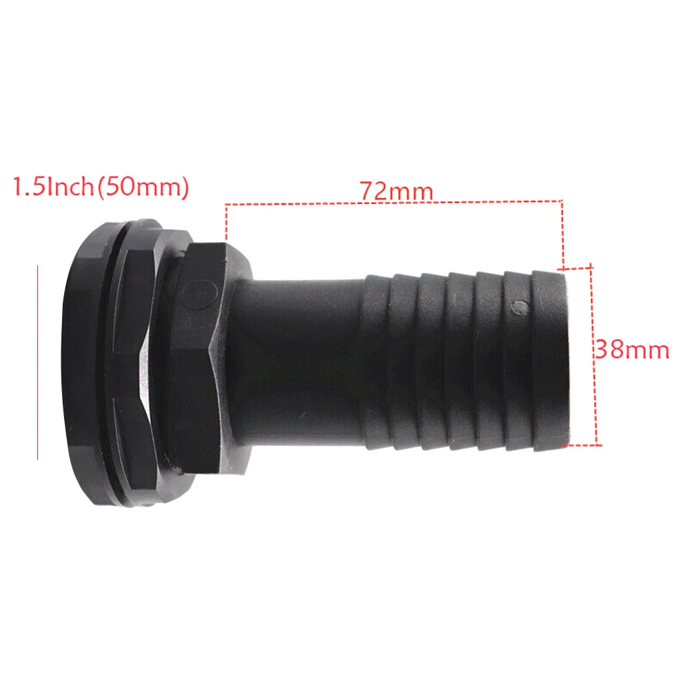 Brand New Overflow Connector Water Tank Water Tube Fittings 1 Inch 3/4inch BSPM Thread Drain Joint For Garden Irrigation