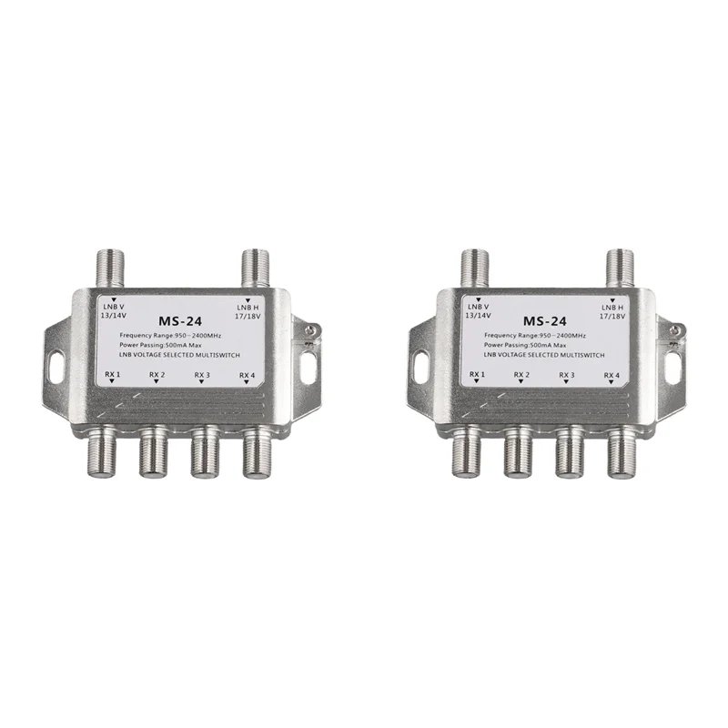 BTLIFE-2X 2 في 4 خارج Diseqc 4X2 التبديل إشارة الأقمار الصناعية Multiswitch LNB الجهد المحدد 950-24000Mhz لاستقبال التلفزيون