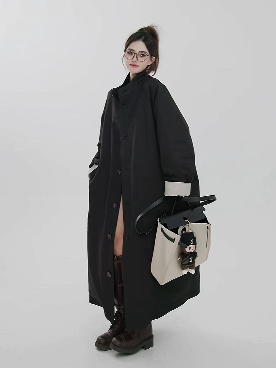 

Длинная парка Sle Du down Jaet, женская зимняя новинка 90, белое пальто с воротником-стойкой и воротником-стойкой, теплое пальто в Корейском стиле Sle Commute Faion